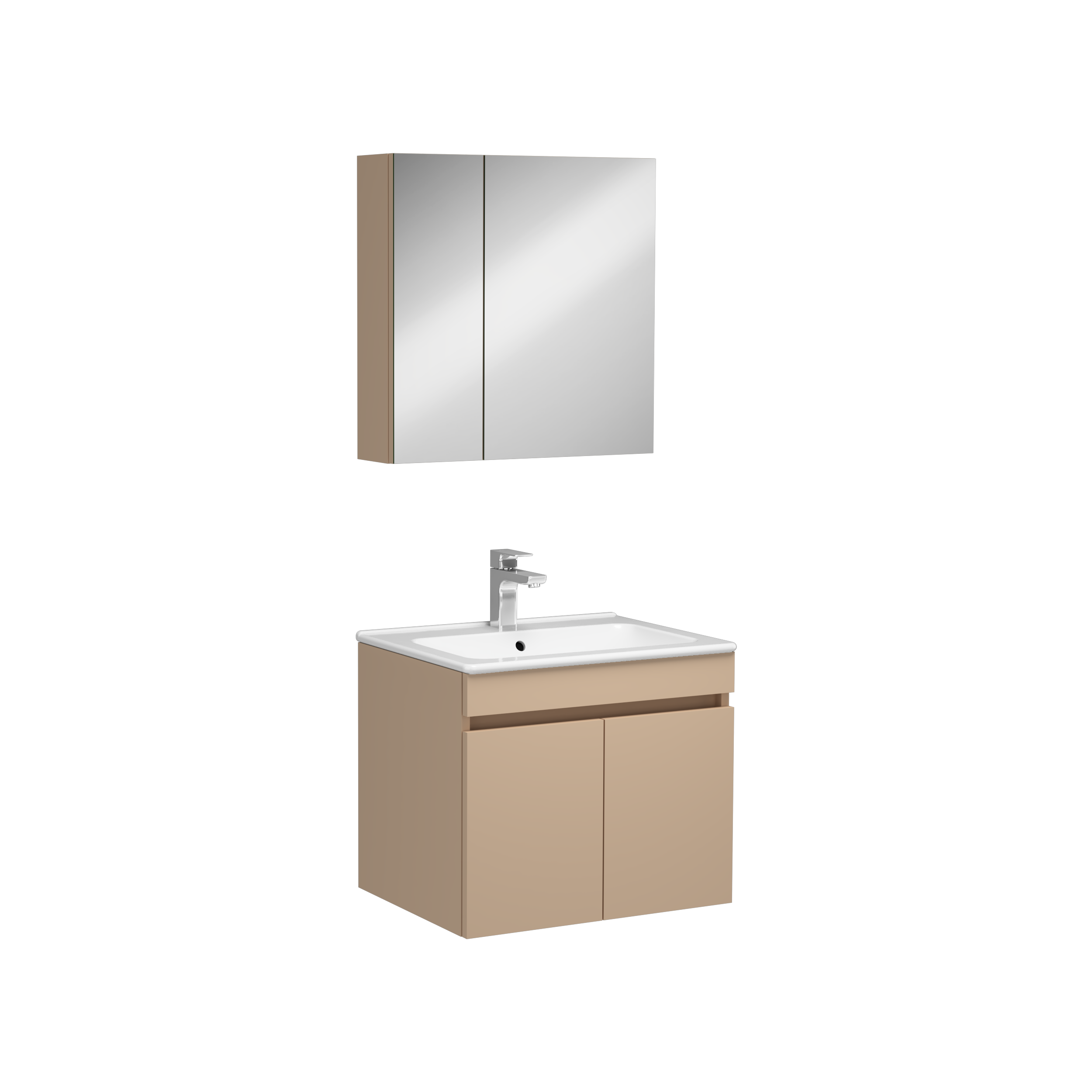 Tropea Washbasin Cabinet Cappucino 60 cm
