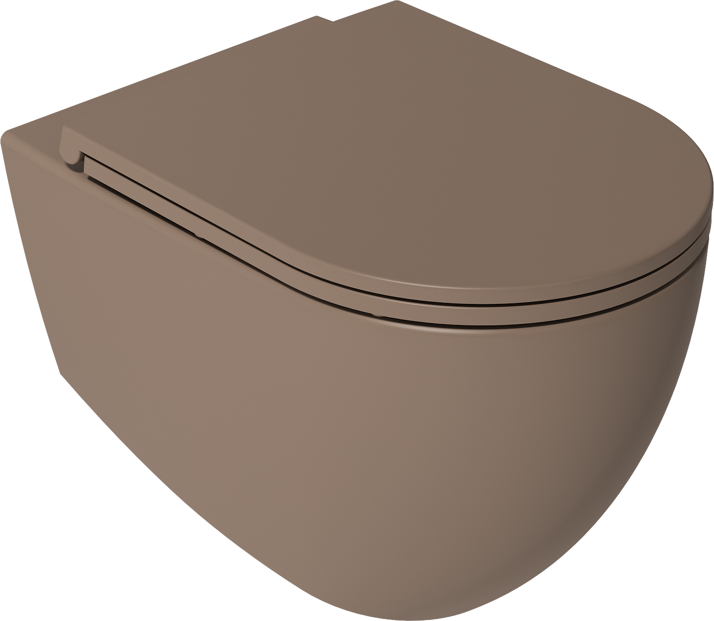 Infinity Due Wall-Hung Toilet Mink - VORTEX 