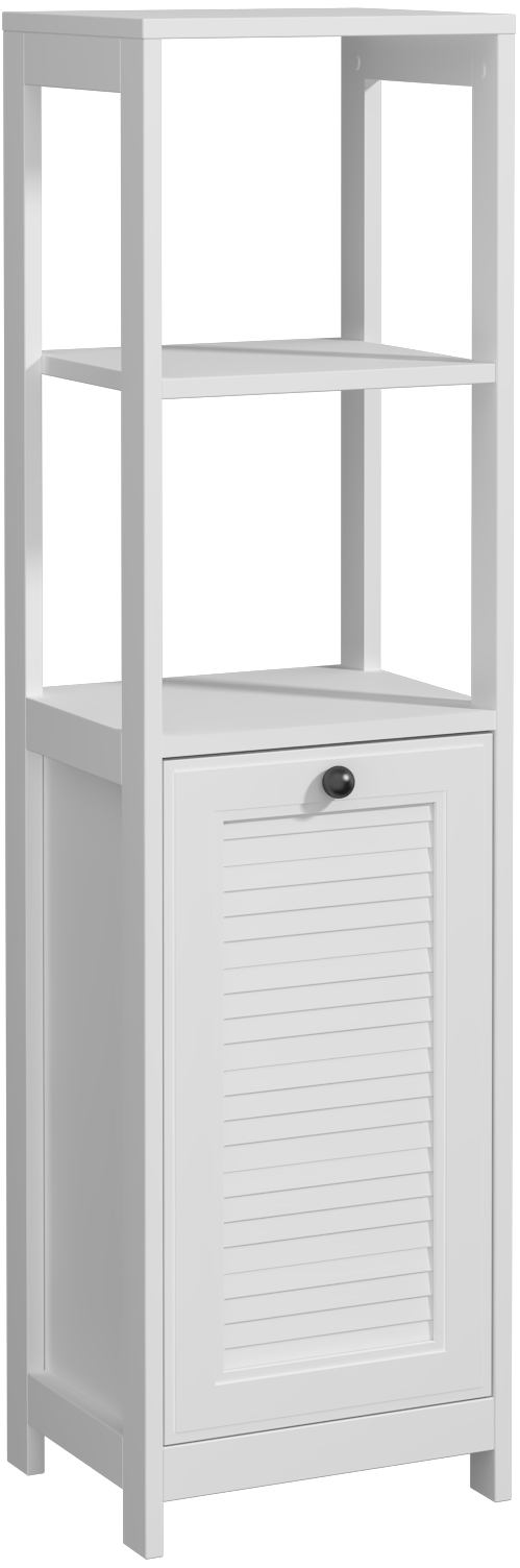Mergo Tall Cabinet with Shelf White 40 cm 