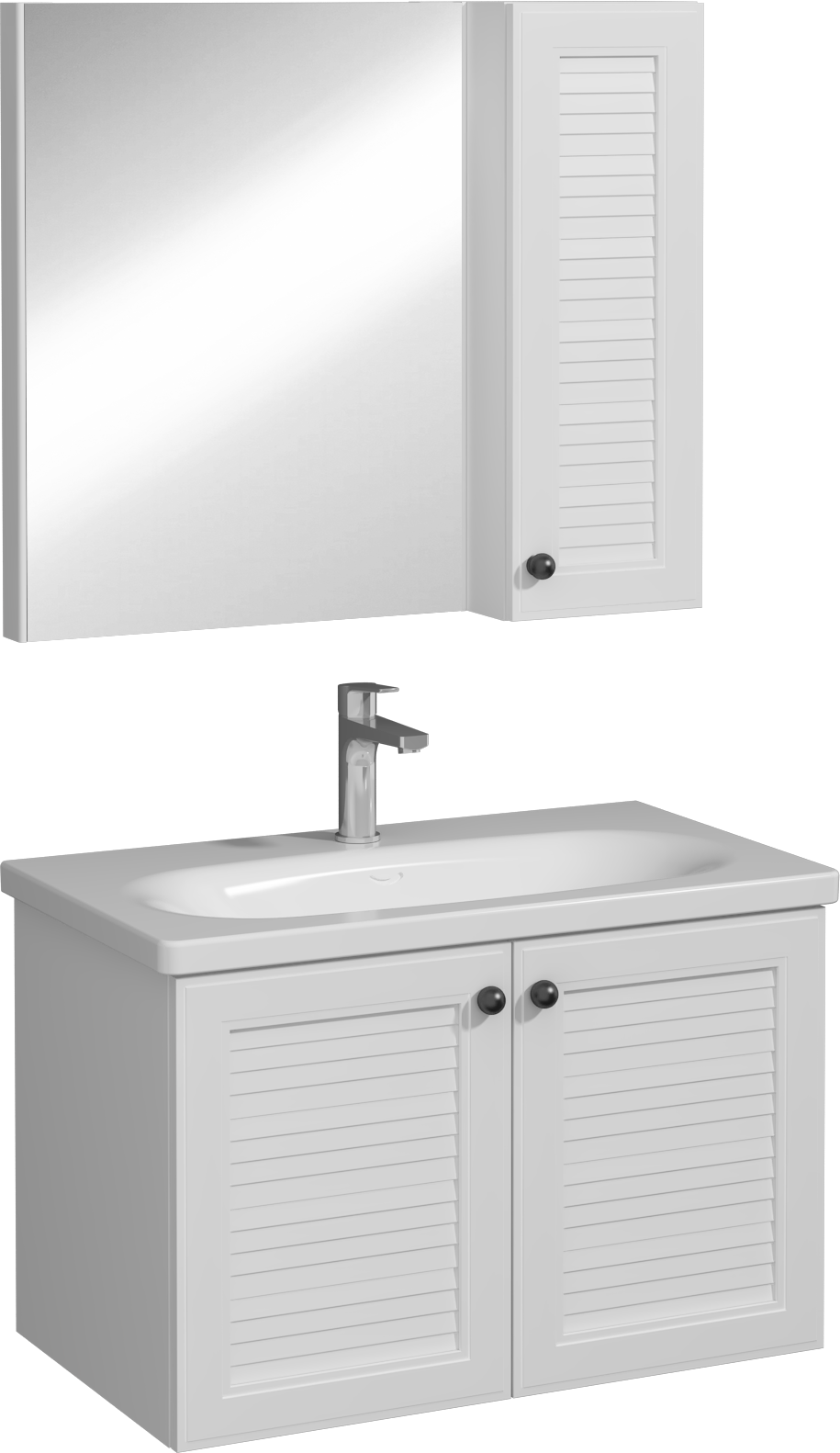 Mergo Washbasin Unit White 80 cm 