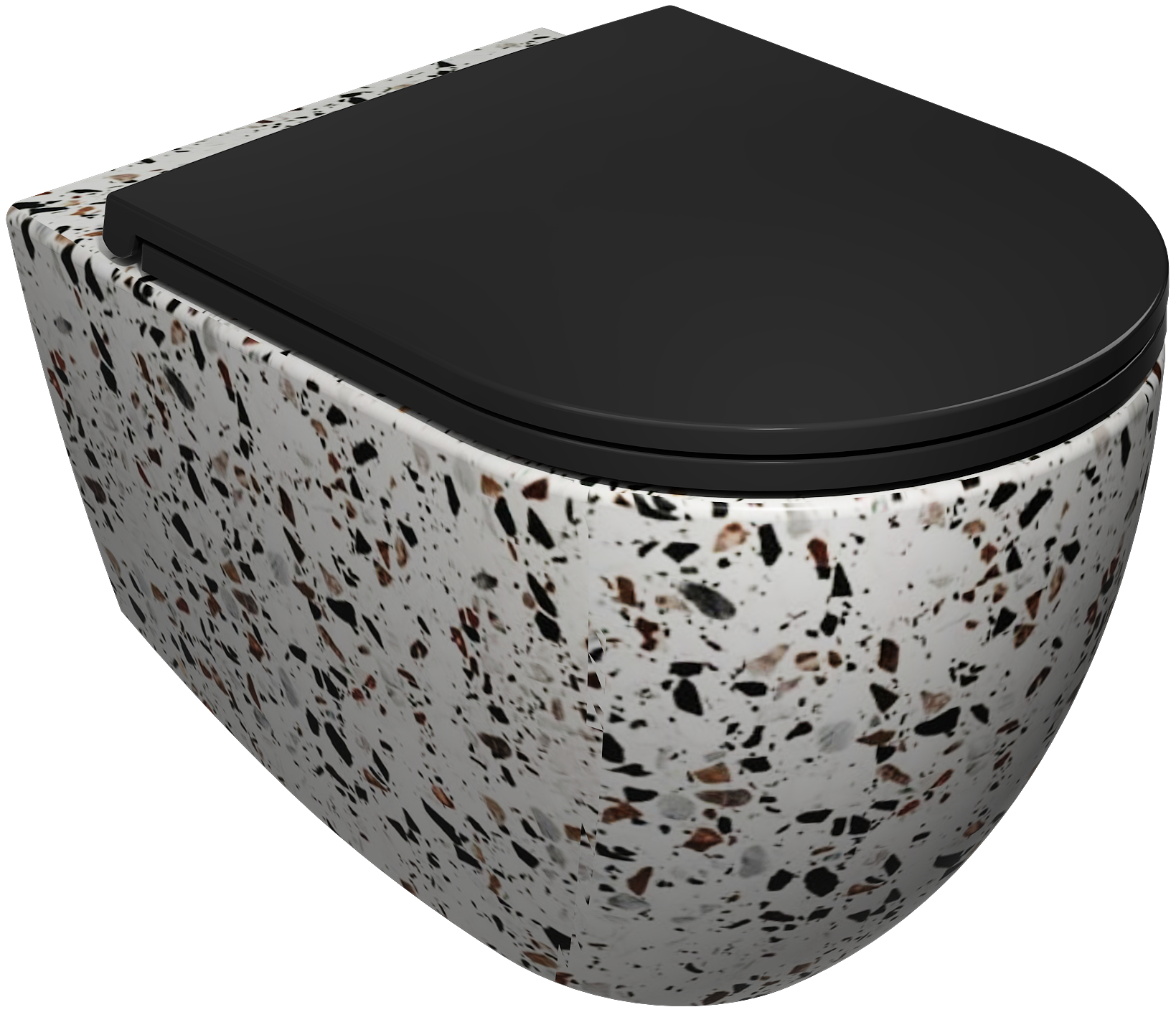 Infinity Wall-Hung Toilet Terrazo - VORTEX