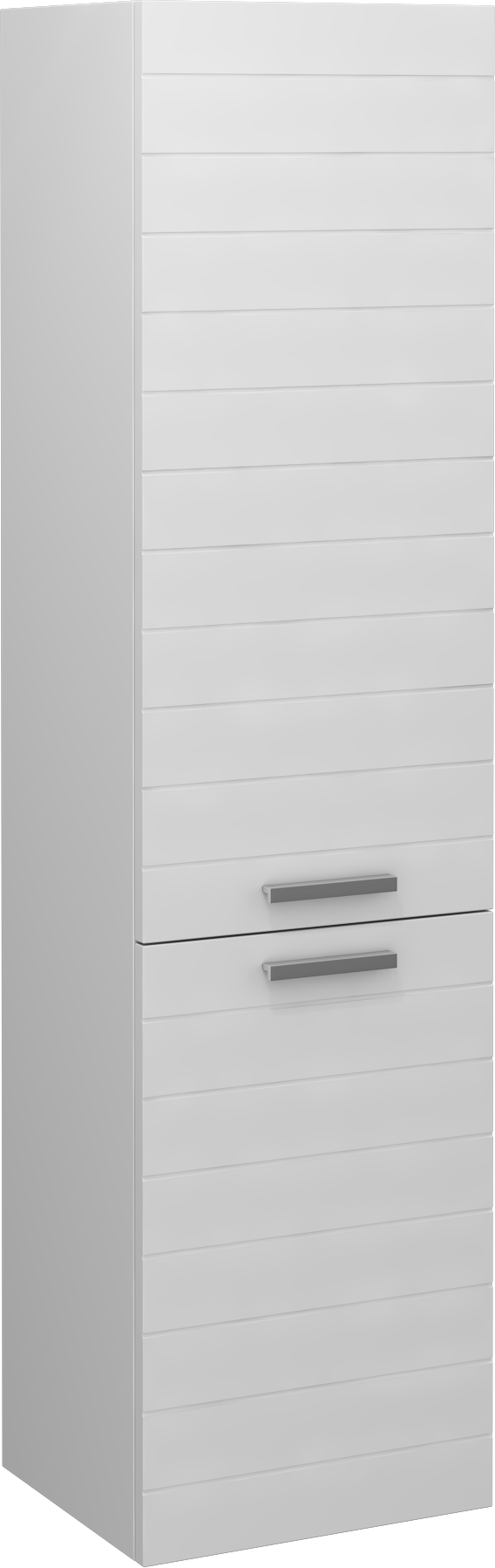Platon Tall Cabinet White 35 cm