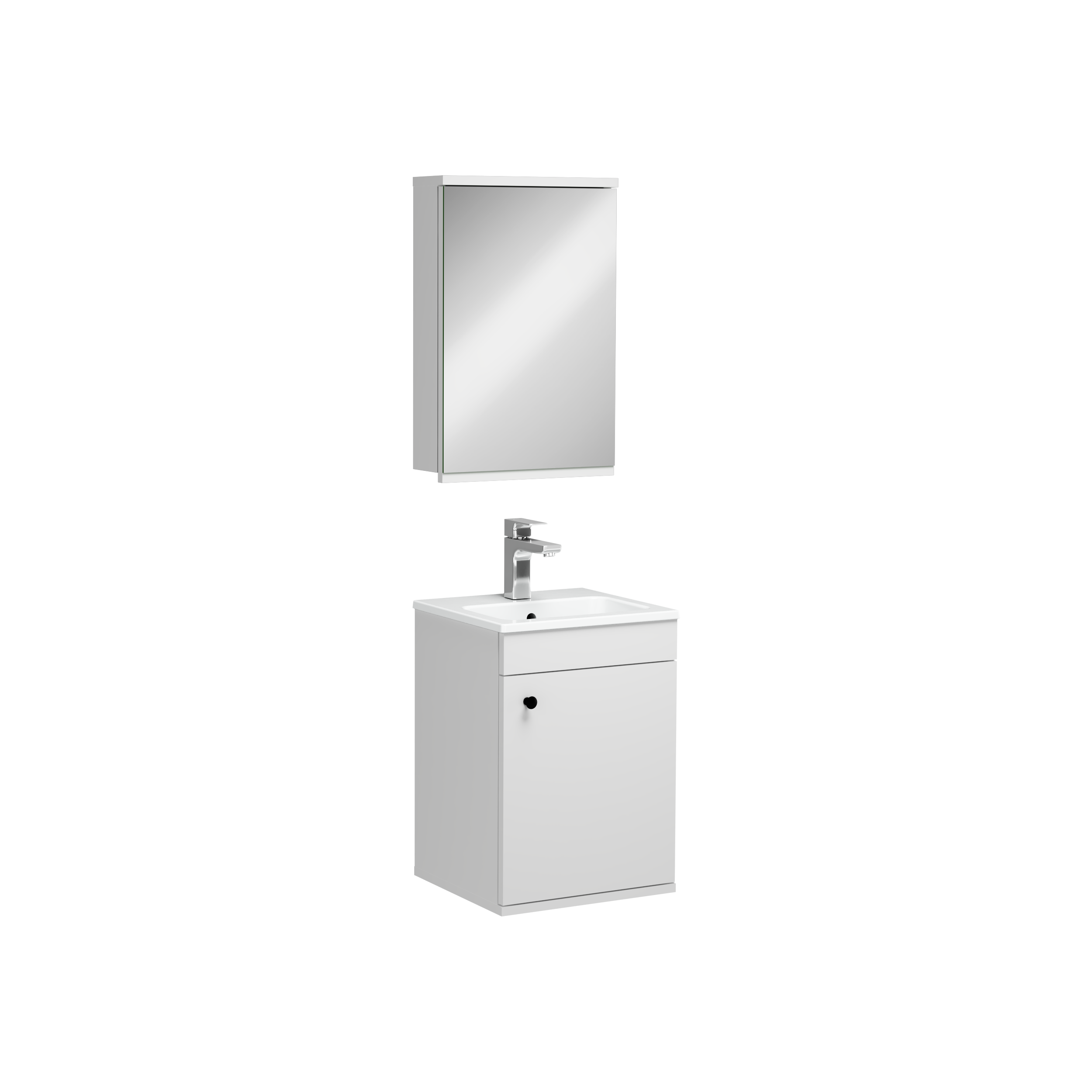 Bari Washbasin Cabinet White 40 cm