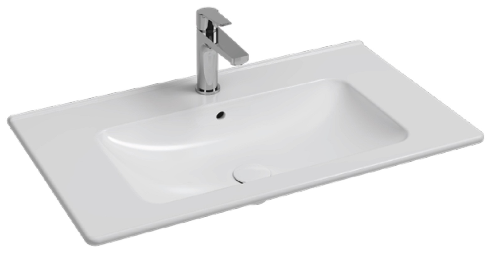 Evo Flat Washbasin 82 cm
