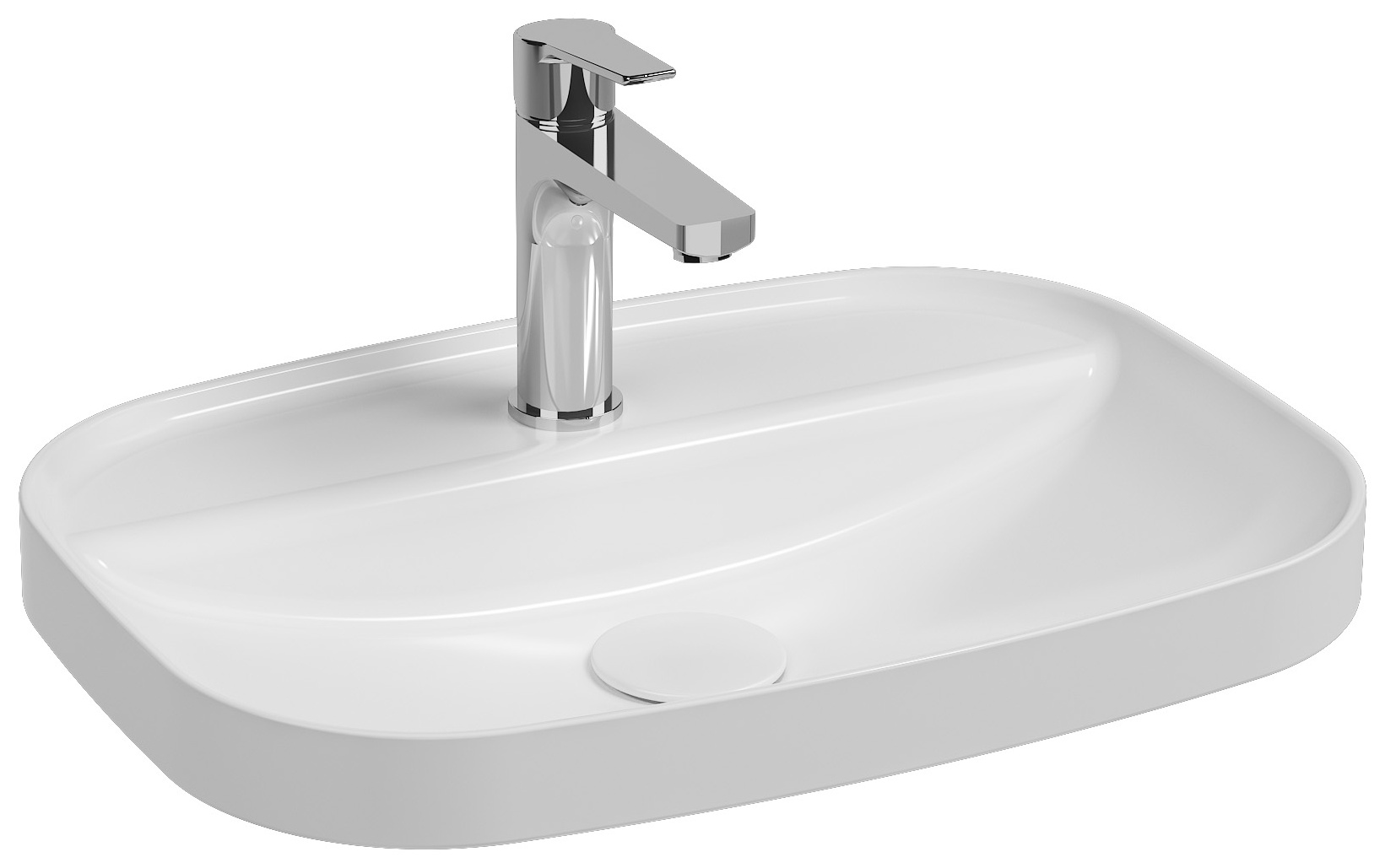 Infinity Inset Washbasin 55 cm