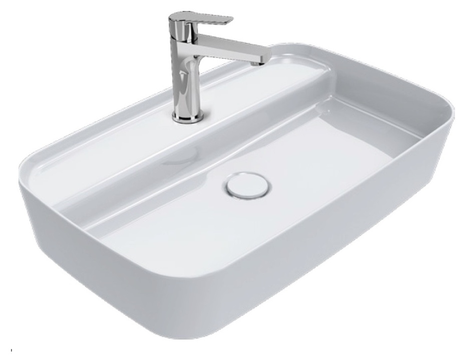 Peak Counter-Top Washbasin 65 cm
