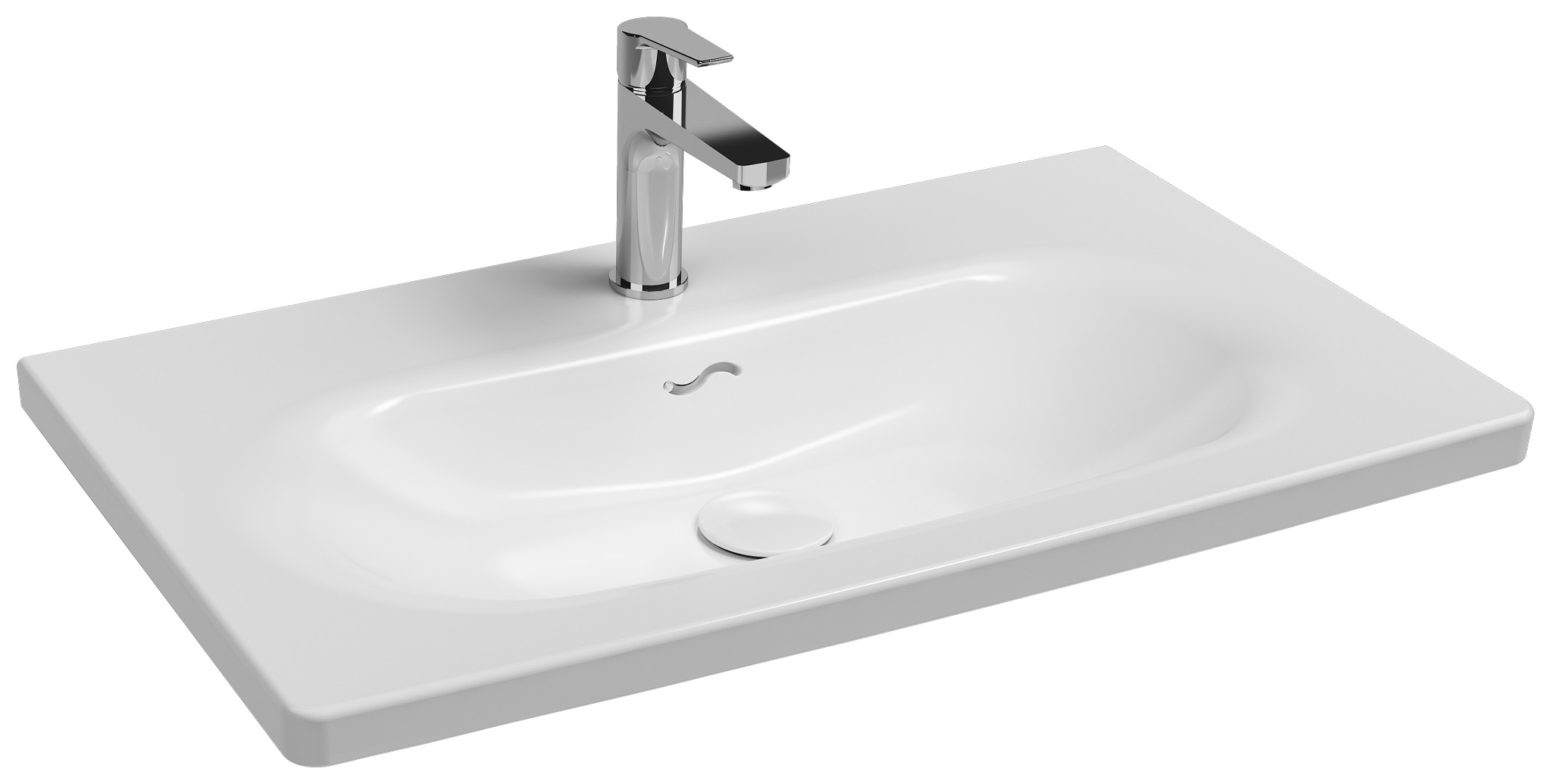 Sistema S Flat Washbasin 81 cm
