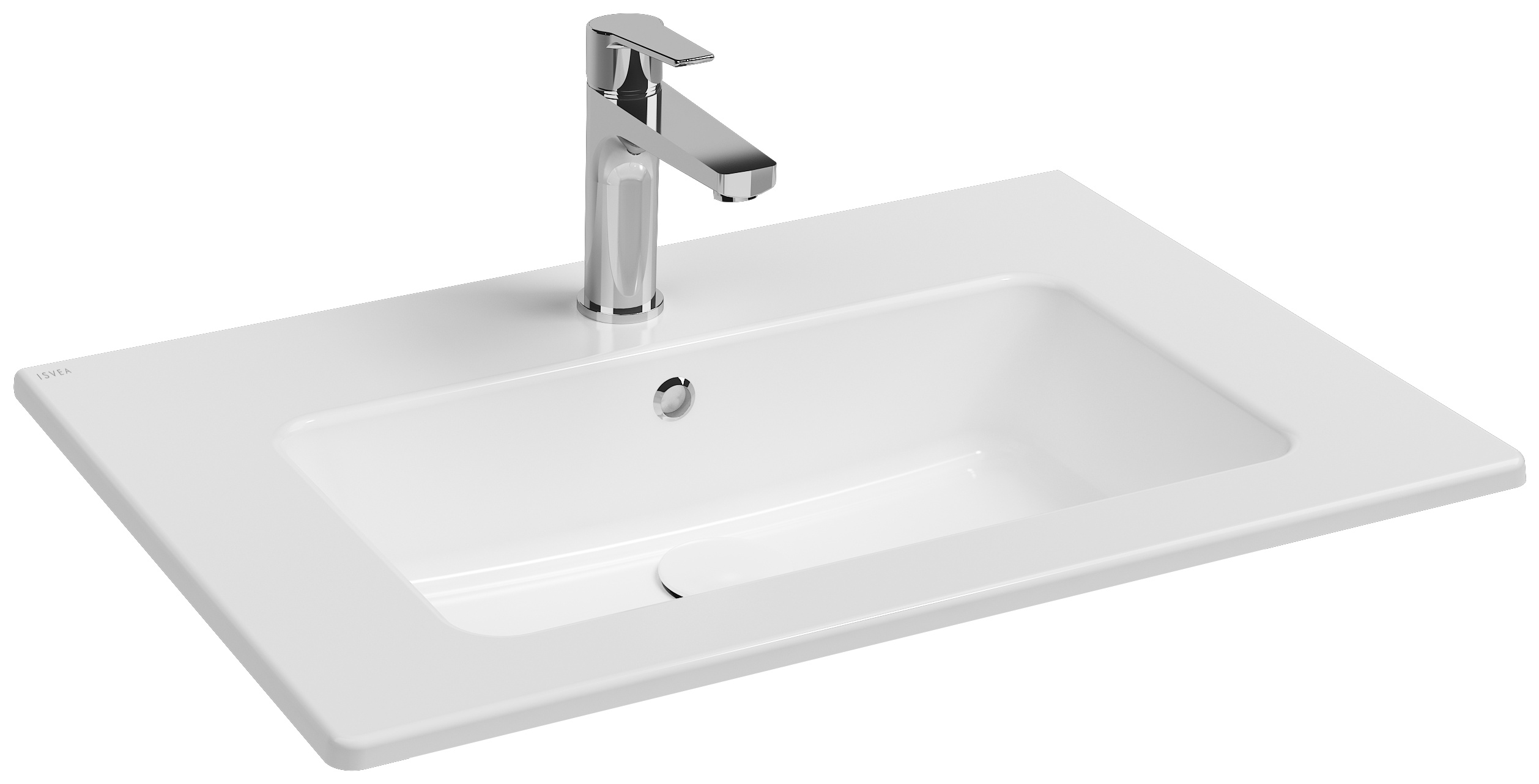Sistema T Flat Washbasin 71 cm