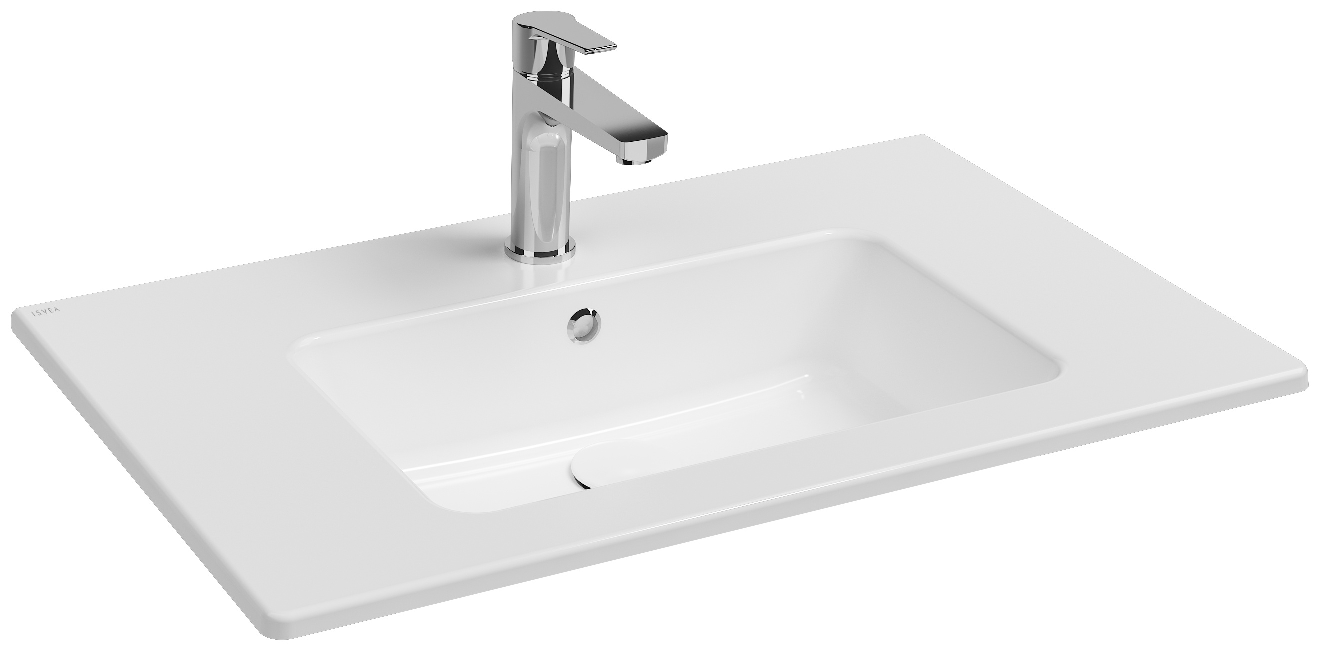 Sistema T Flat Washbasin 76 cm