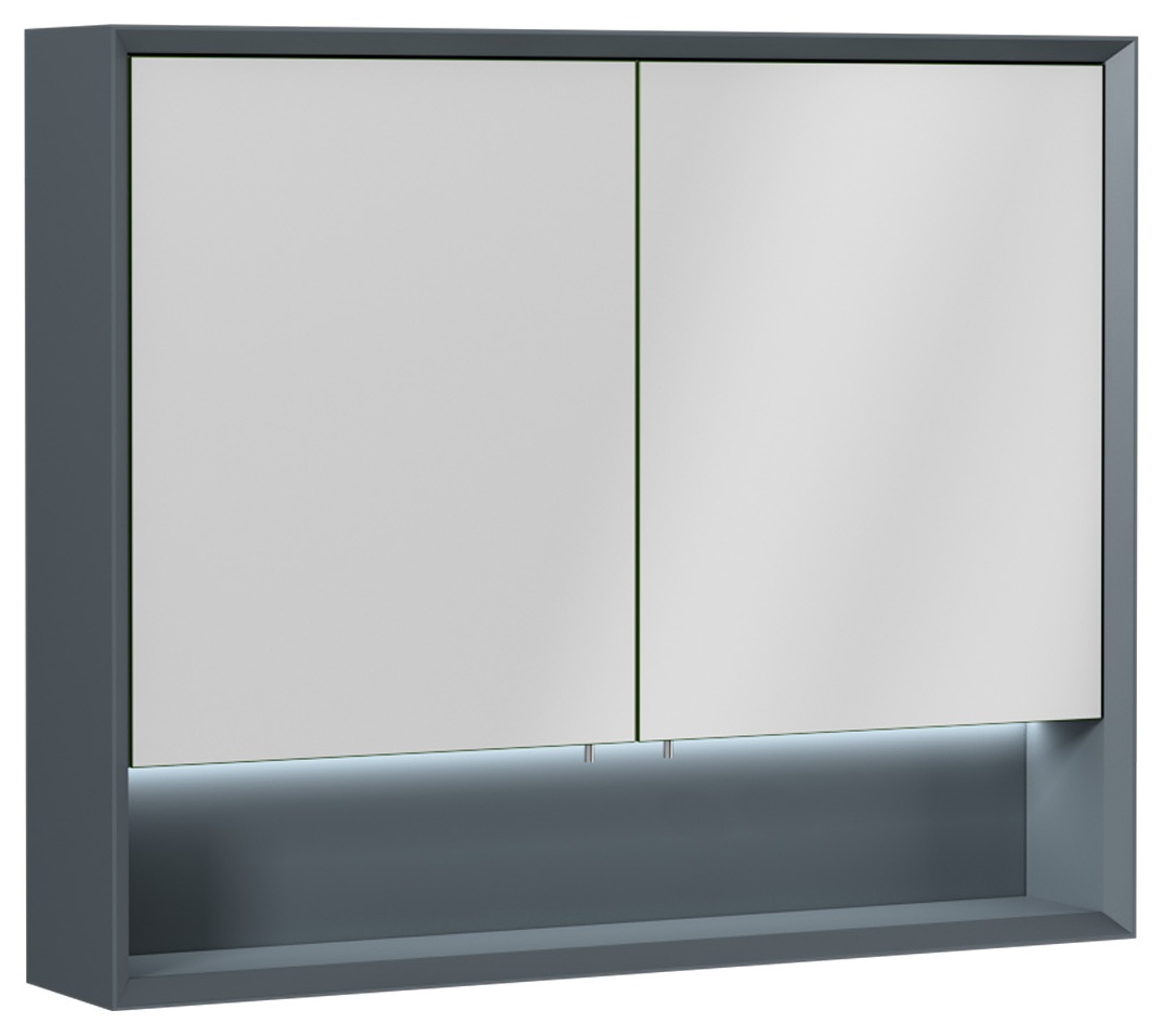 Stepp Cabinet Mirror Anthracite 80 cm