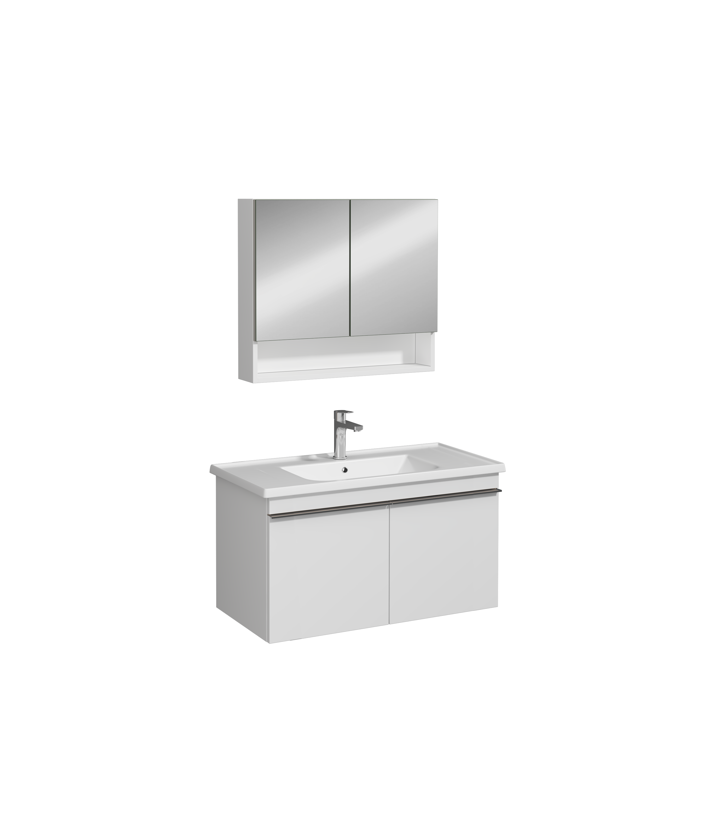 Terni Mobile Lavabo Bianco 100 cm