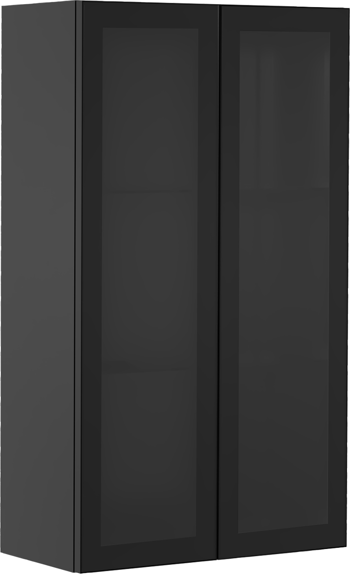Infinity Artisan Mobile con Anta in Vetro Nero 60 cm