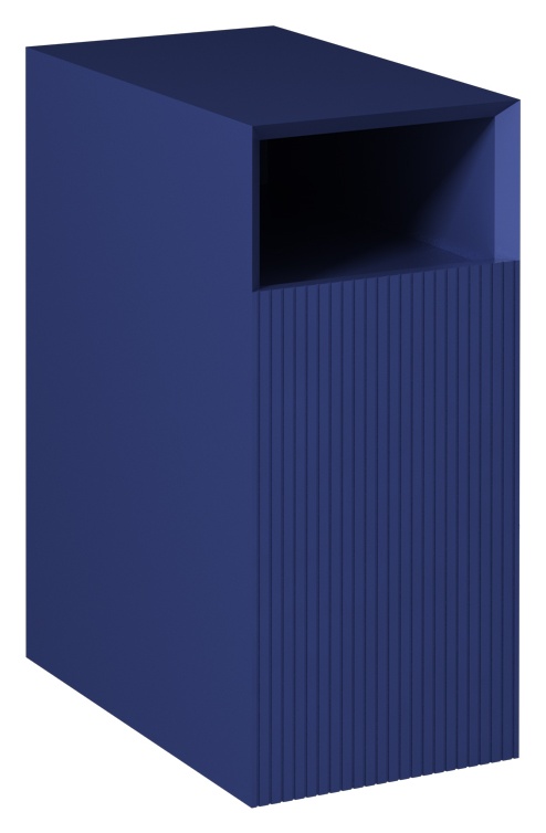 Infinity Mobile Basso Sospeso Profondo 30cm Destro Blu Notte