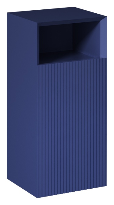 Infinity Mobile Basso Sospeso Stretto 30cm Destro Blu Notte