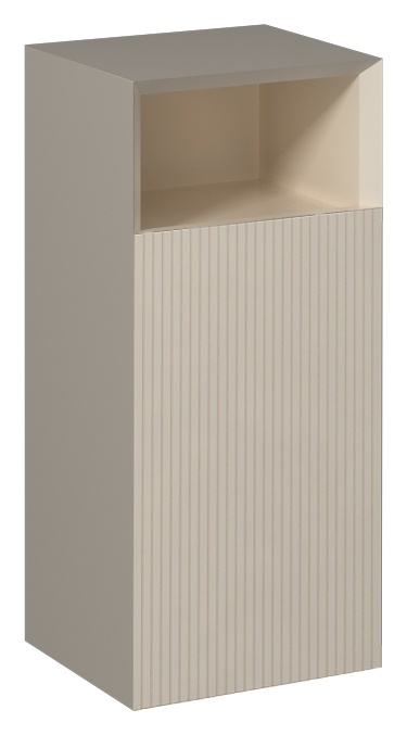 Infinity Mobile Basso Sospeso Stretto 30cm Destro Crema