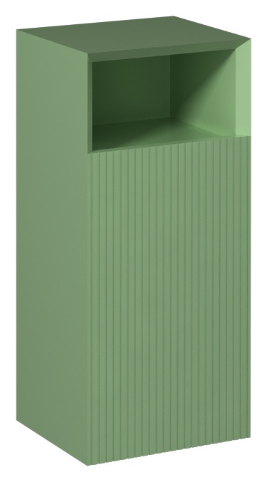 Infinity Mobile Basso Sospeso Stretto 30cm Destro Verde Pastello
