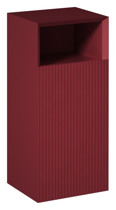 Infinity Mobile Basso Sospeso Stretto 30cm Destro Rosso Rubino