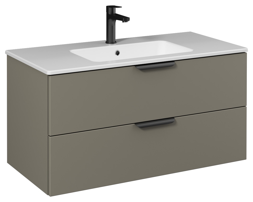 LIV Mobile Lavabo 100cm (10SL50101 incluso) Lava Doppio Cassetto
