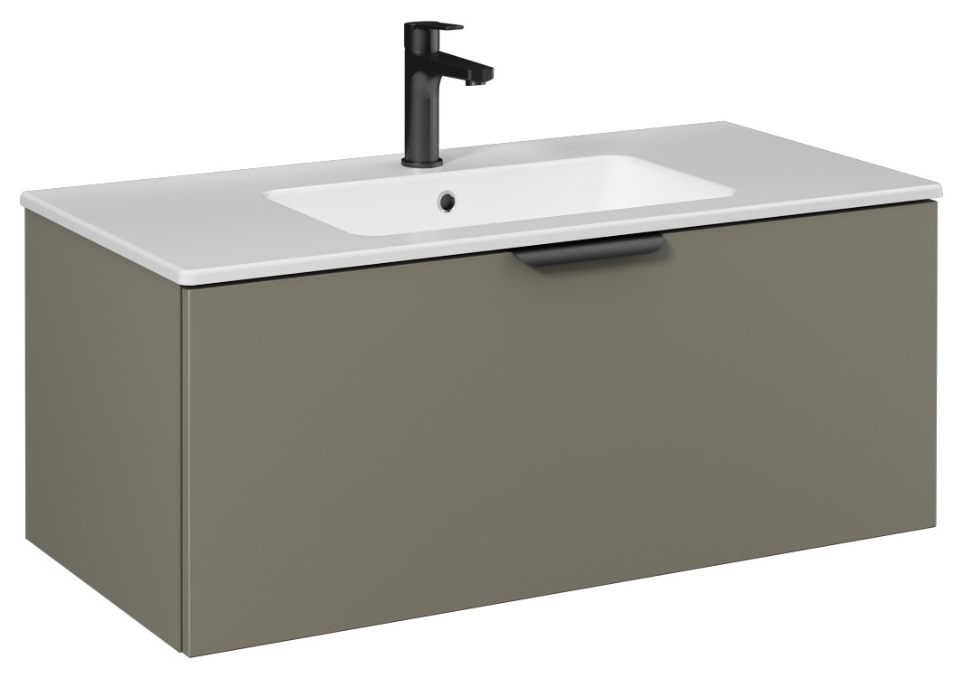 LIV Mobile Lavabo 100cm (10SL50101 incluso) Lava Cassetto Singolo