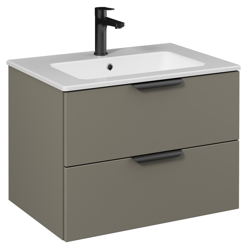LIV Mobile Lavabo 70cm (10SL50071 incluso) Lava Doppio Cassetto