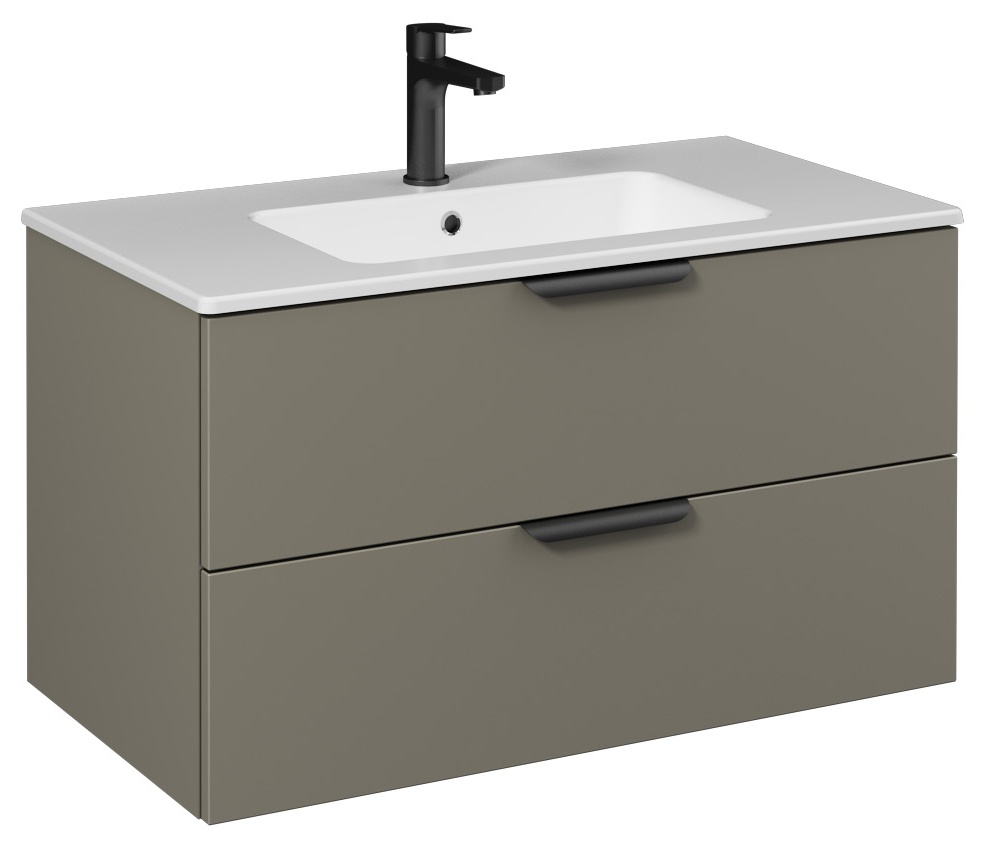 LIV Mobile Lavabo 90cm (10SL50091 incluso) Lava Doppio Cassetto