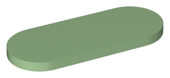 Rinato Mensola 30cm Verde Pastello