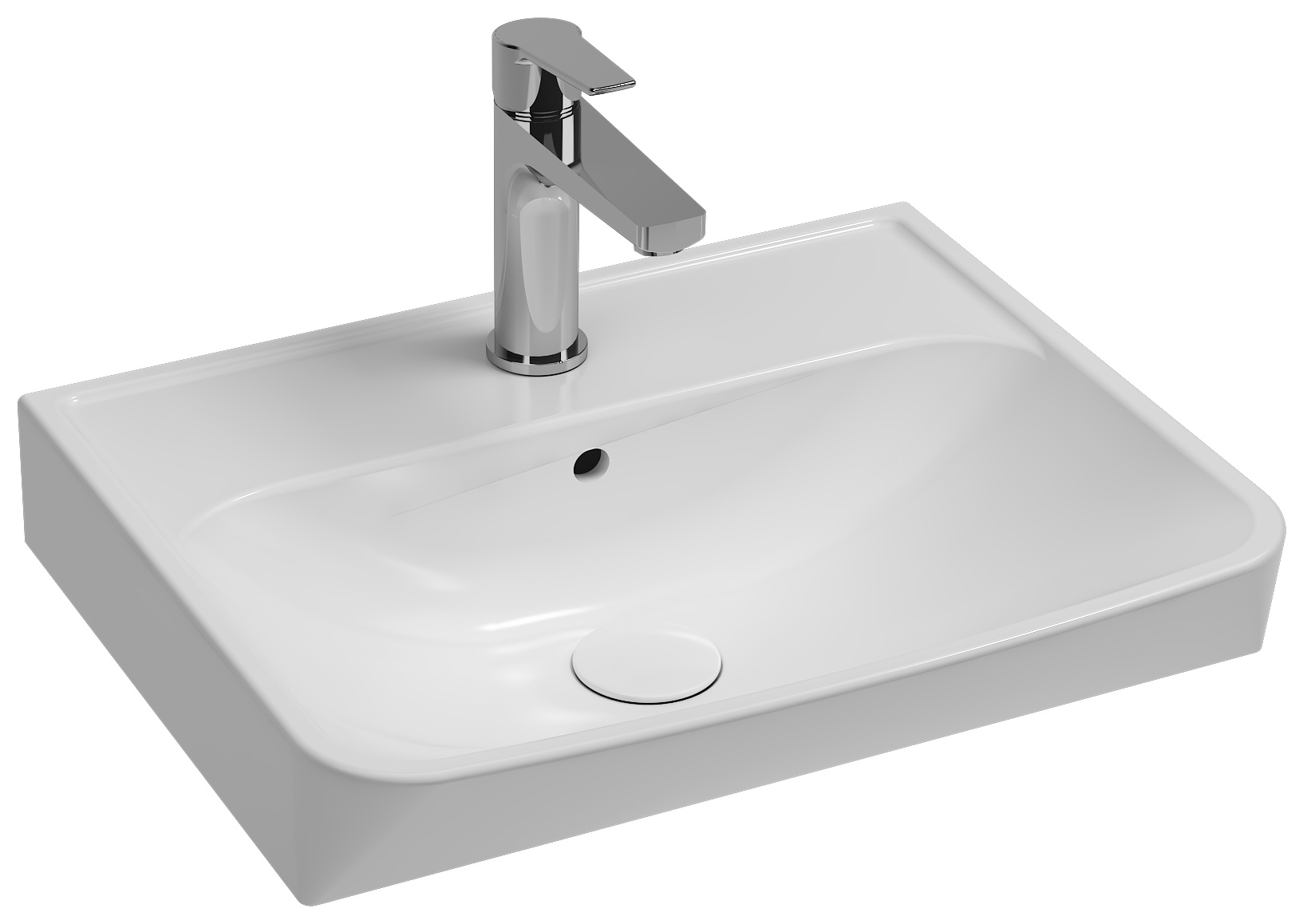 Ventuno Lavabo da Appoggio 50 cm