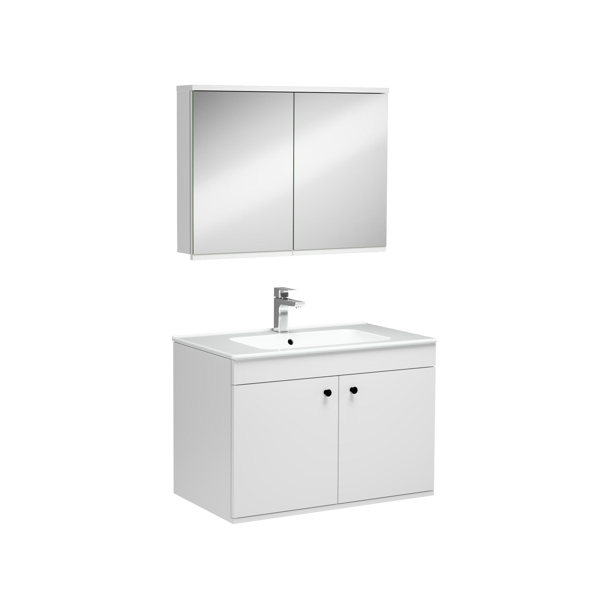Bari Lavabo Dolabı Beyaz 80 cm 