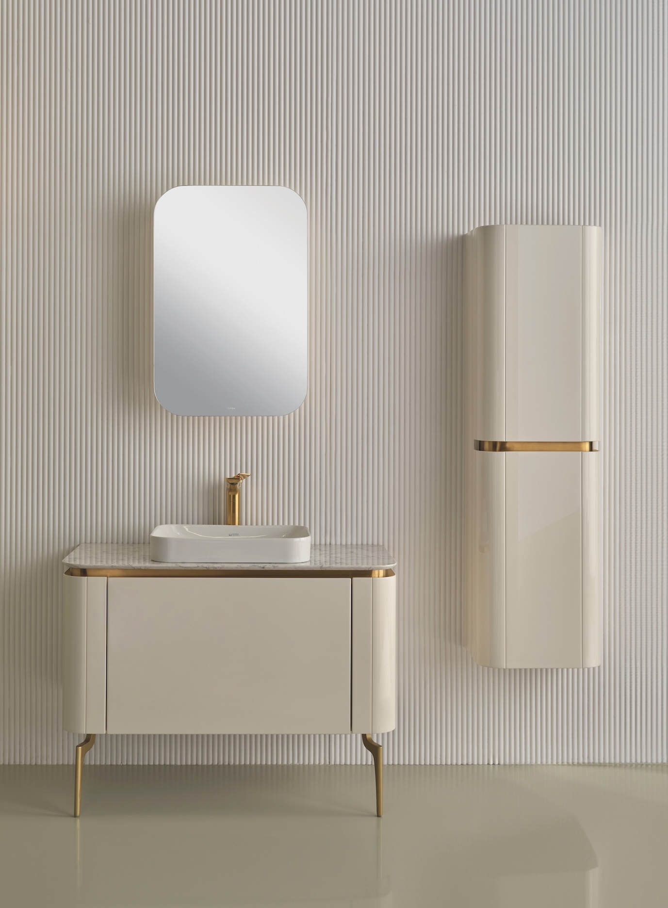 Gloria Lavabo Ünitesi Krem 100 cm