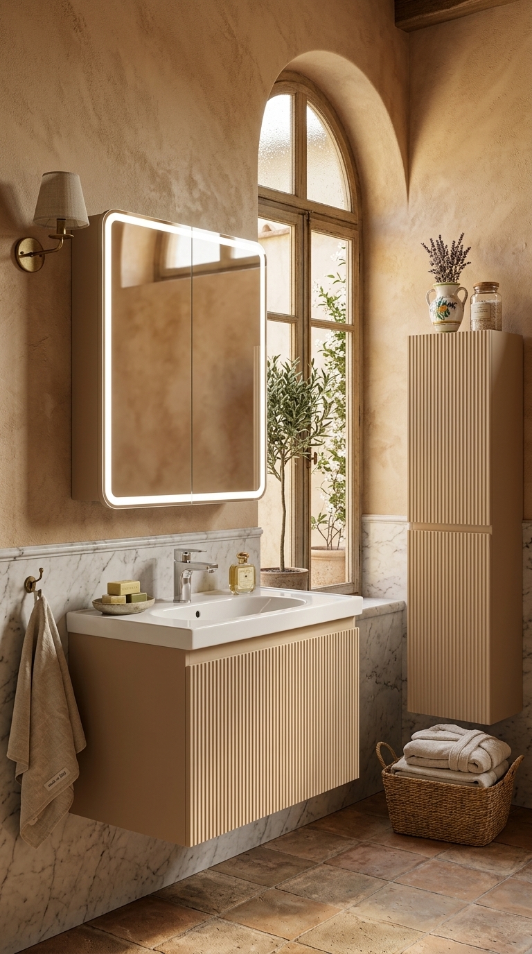 Finestra Lavabo Dolabı Cappucino 60 cm