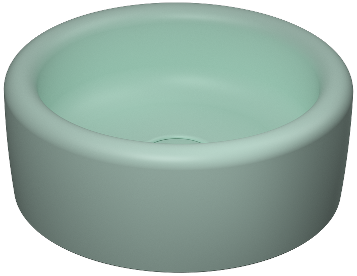 Curvo Tezgah Üstü Lavabo 42 cm Mint