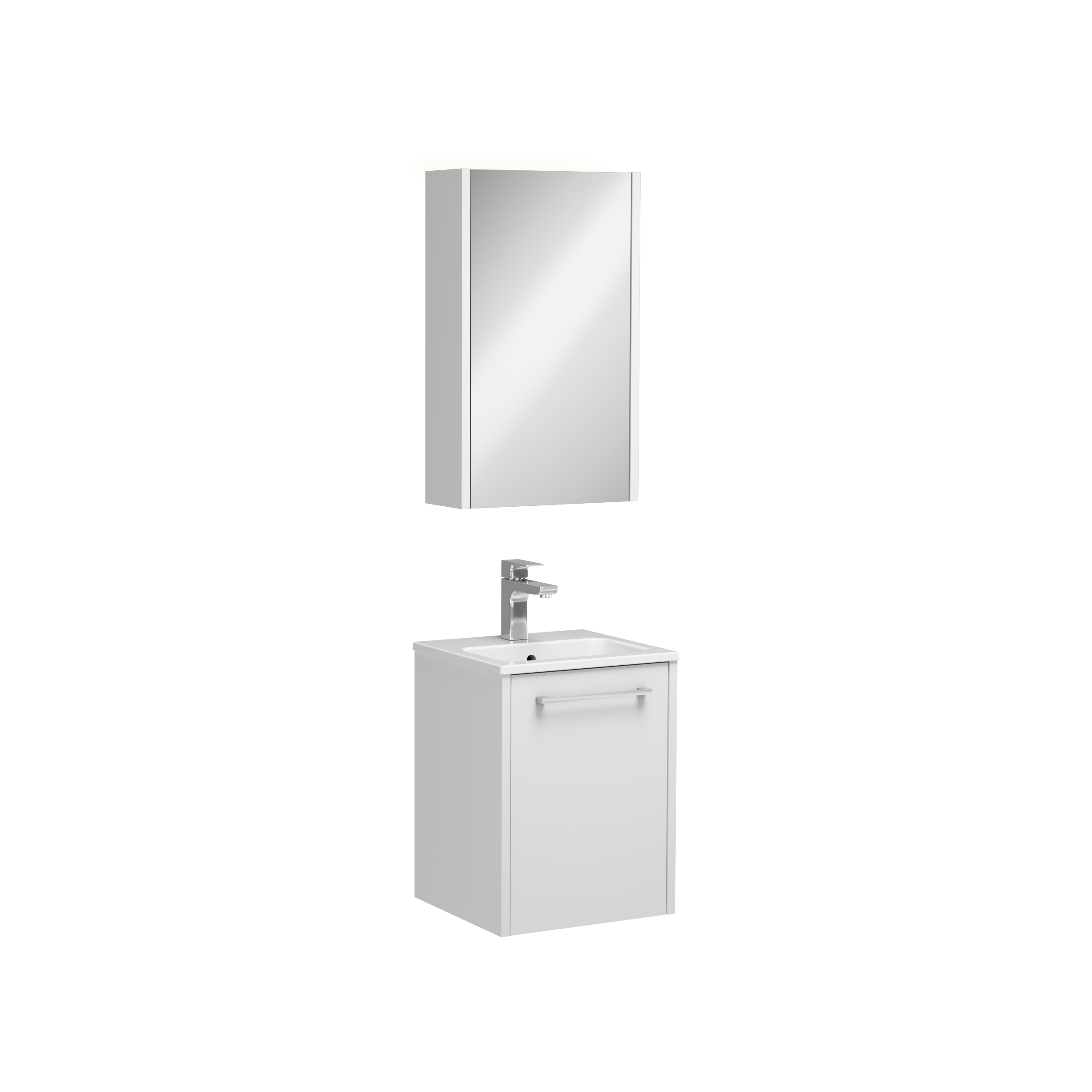 Combinato Lavabo Dolabı Kapaklı Beyaz 40 cm