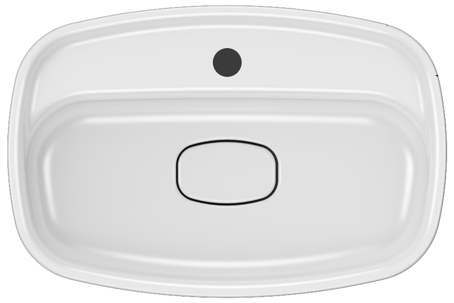 Fluido Tezgah Üstü Lavabo 60 cm