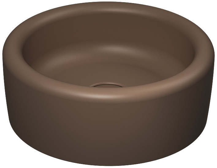 Curvo Tezgah Üstü Lavabo 42 cm Vizon