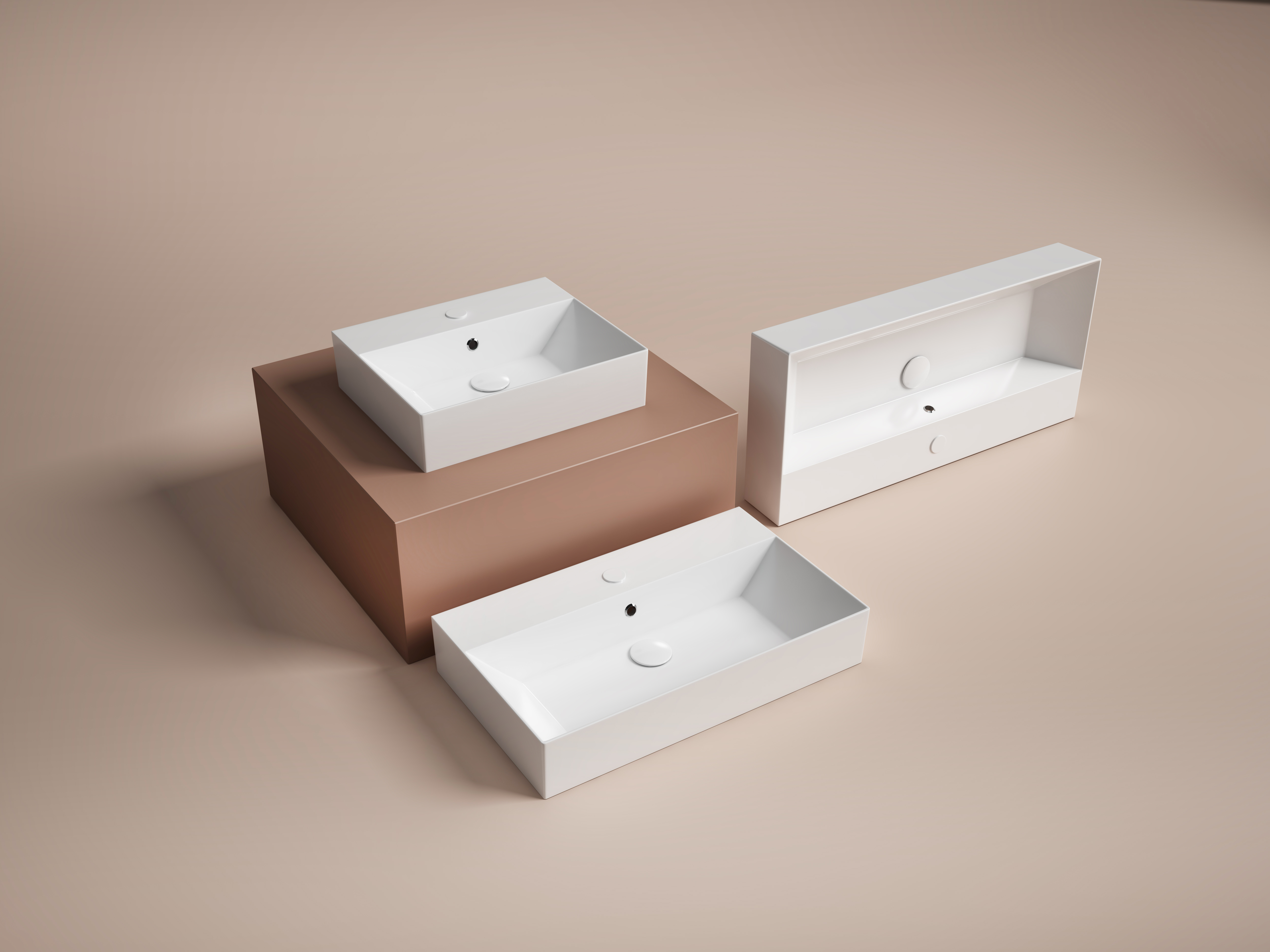 Sistema Z Tezgah Üstü Lavabo 50 cm