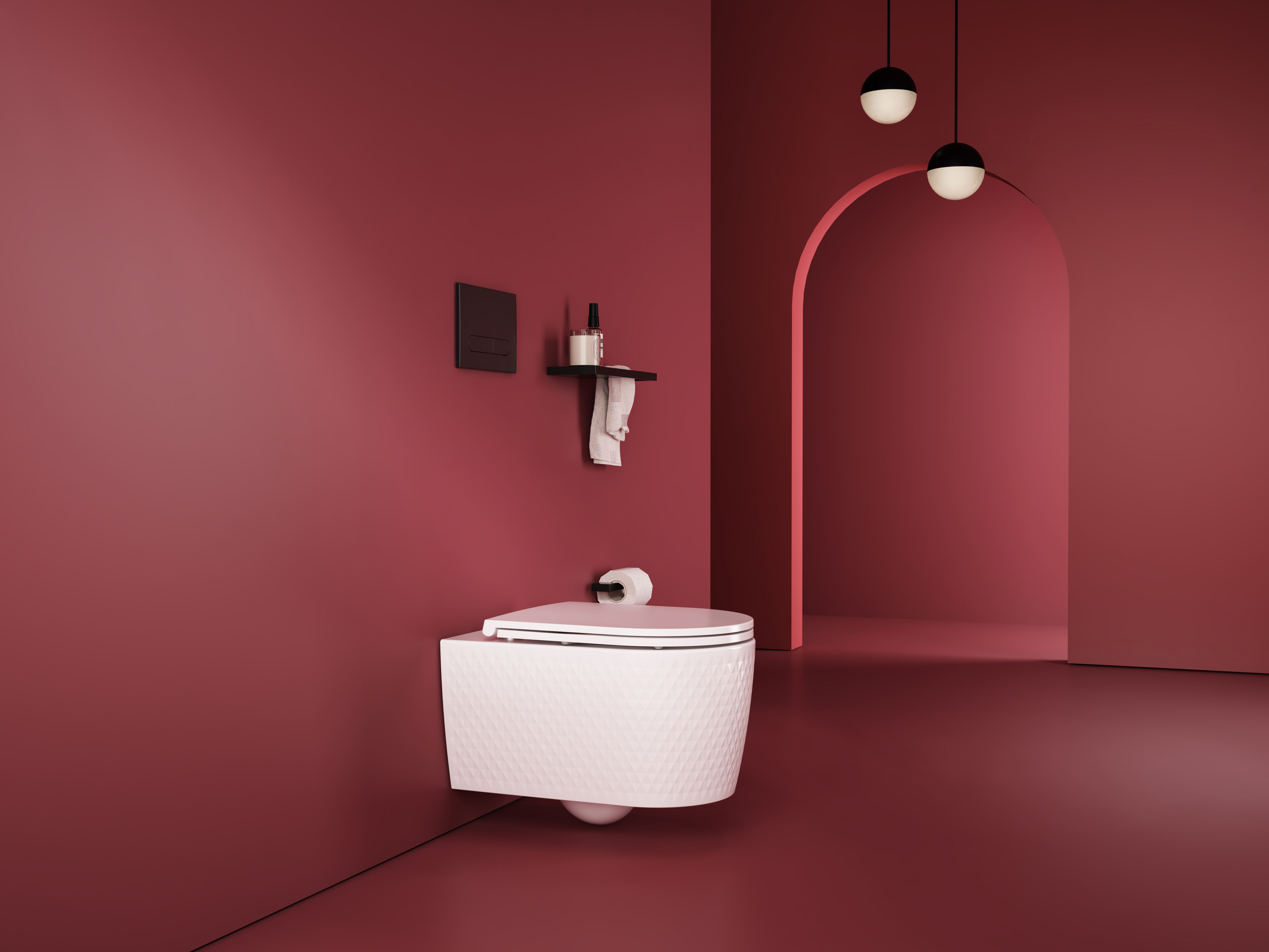 Rondini Asma Klozet Terracotta - VORTEX