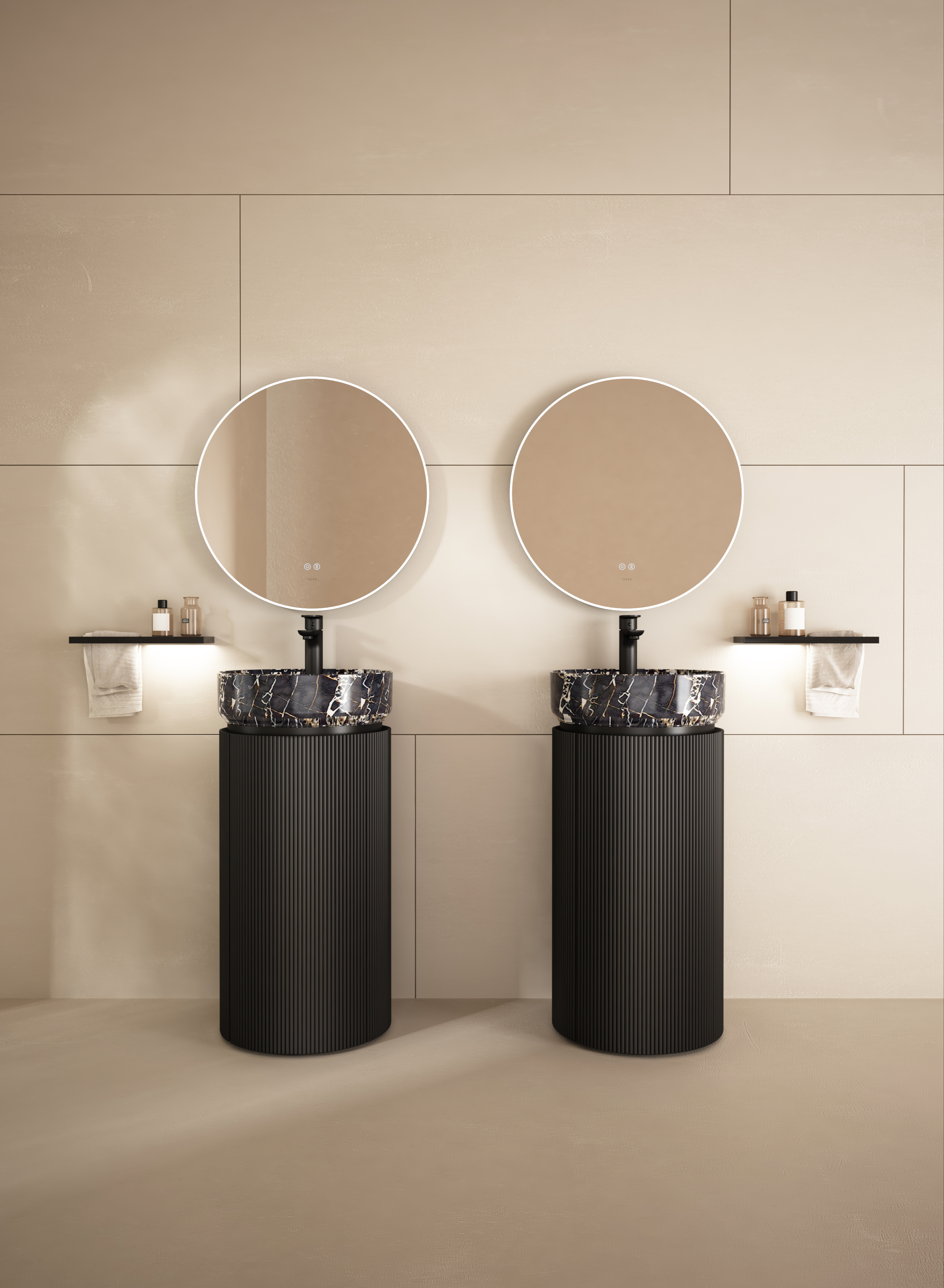 Infinity Mono Lavabo Ünitesi DecorIsvea Marmo 42 cm 