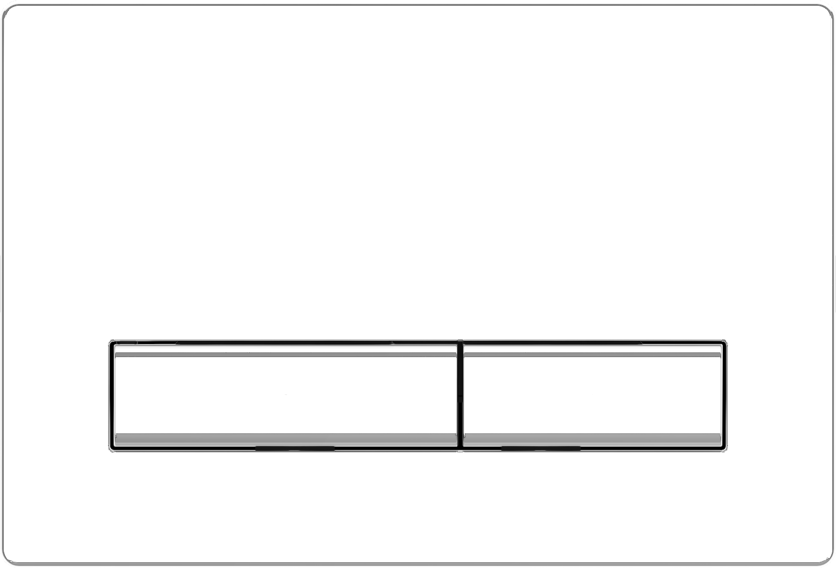 Silenso Kumanda Paneli Parlak Beyaz