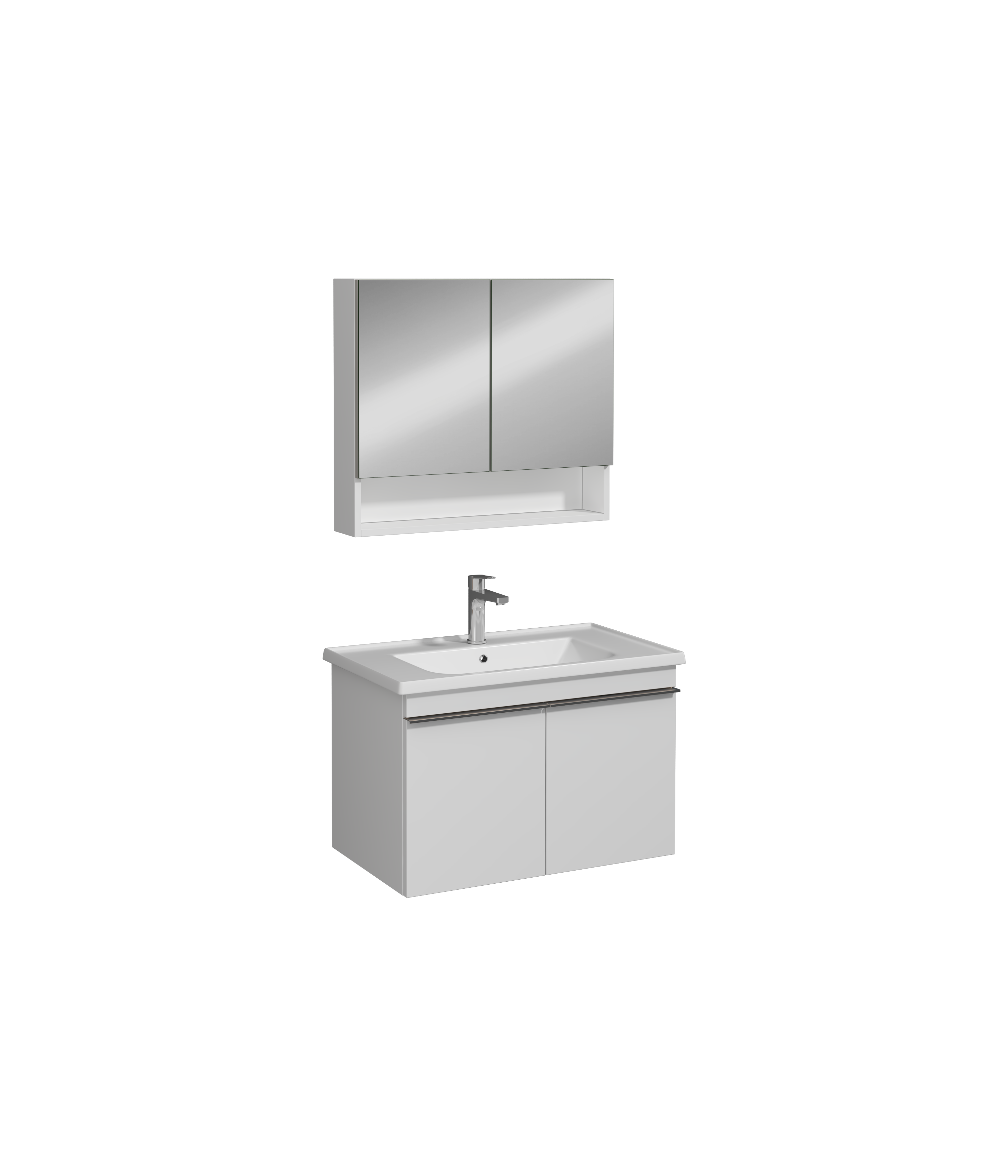 Terni Lavabo Dolabı Beyaz 80 cm