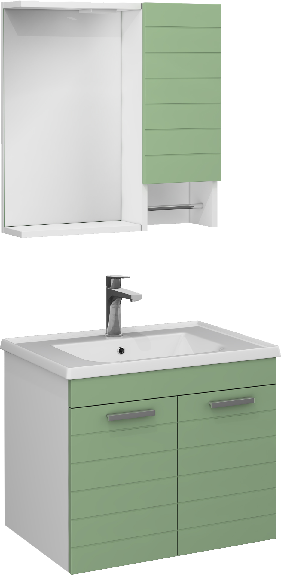 Platon Lavabo Ünitesi Yeşil 65 cm  