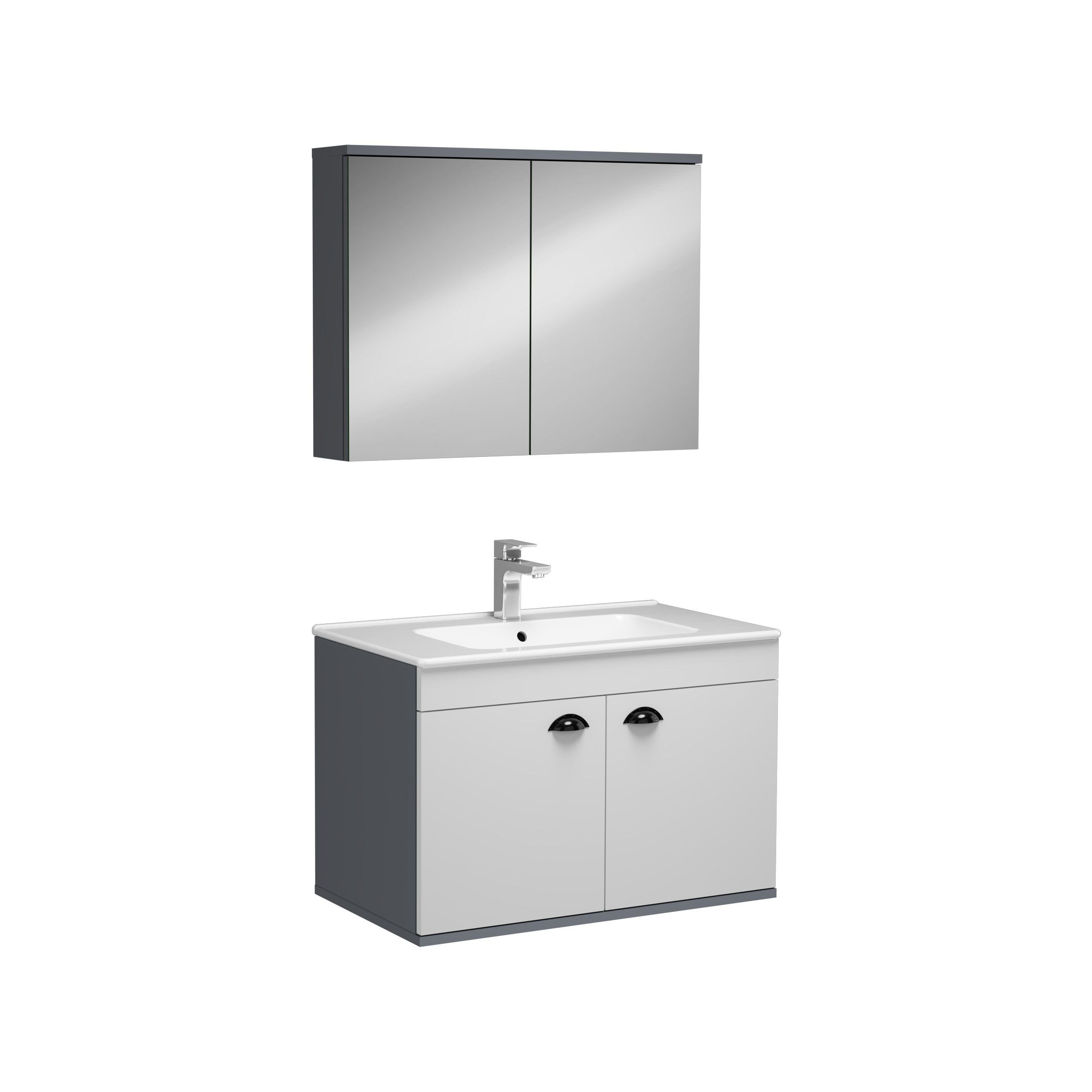 Modico Lavabo Dolabı Beyaz 80 cm