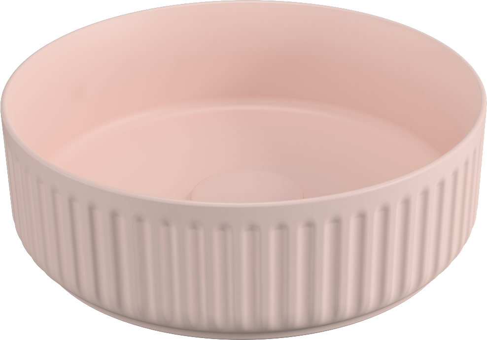 Ion Tezgah Üstü Lavabo 36 cm Somon