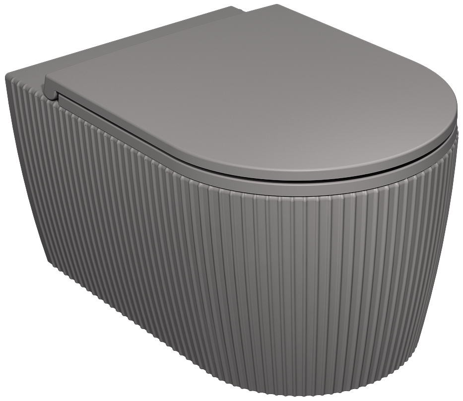 Sintesi Asma Klozet Taş Gri - VORTEX