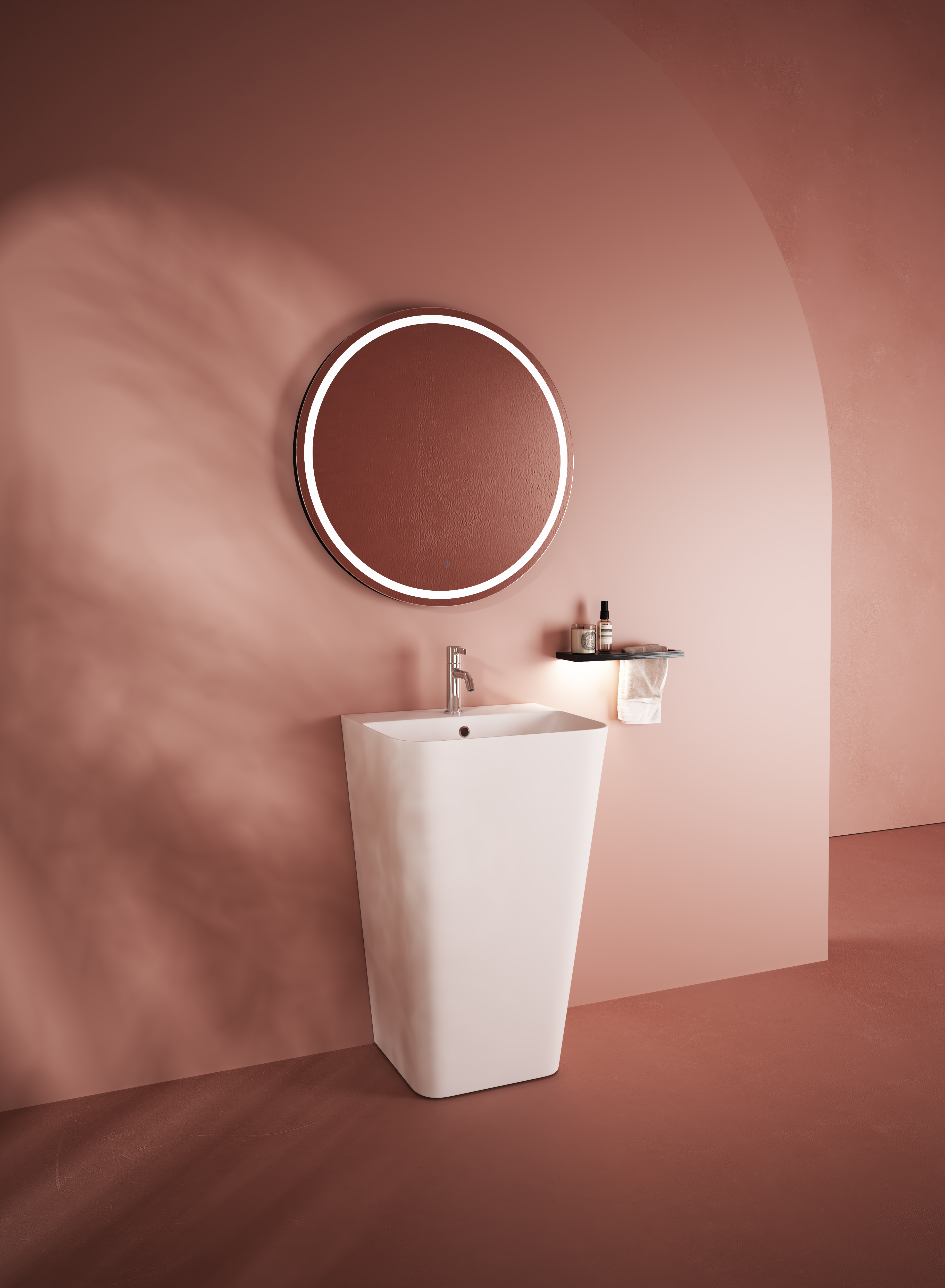 Sott' Aqua Monoblok Yerden Lavabo 50 cm 