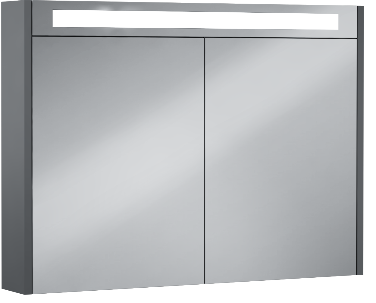 Bella Dolaplı Ayna Gri 90 cm  