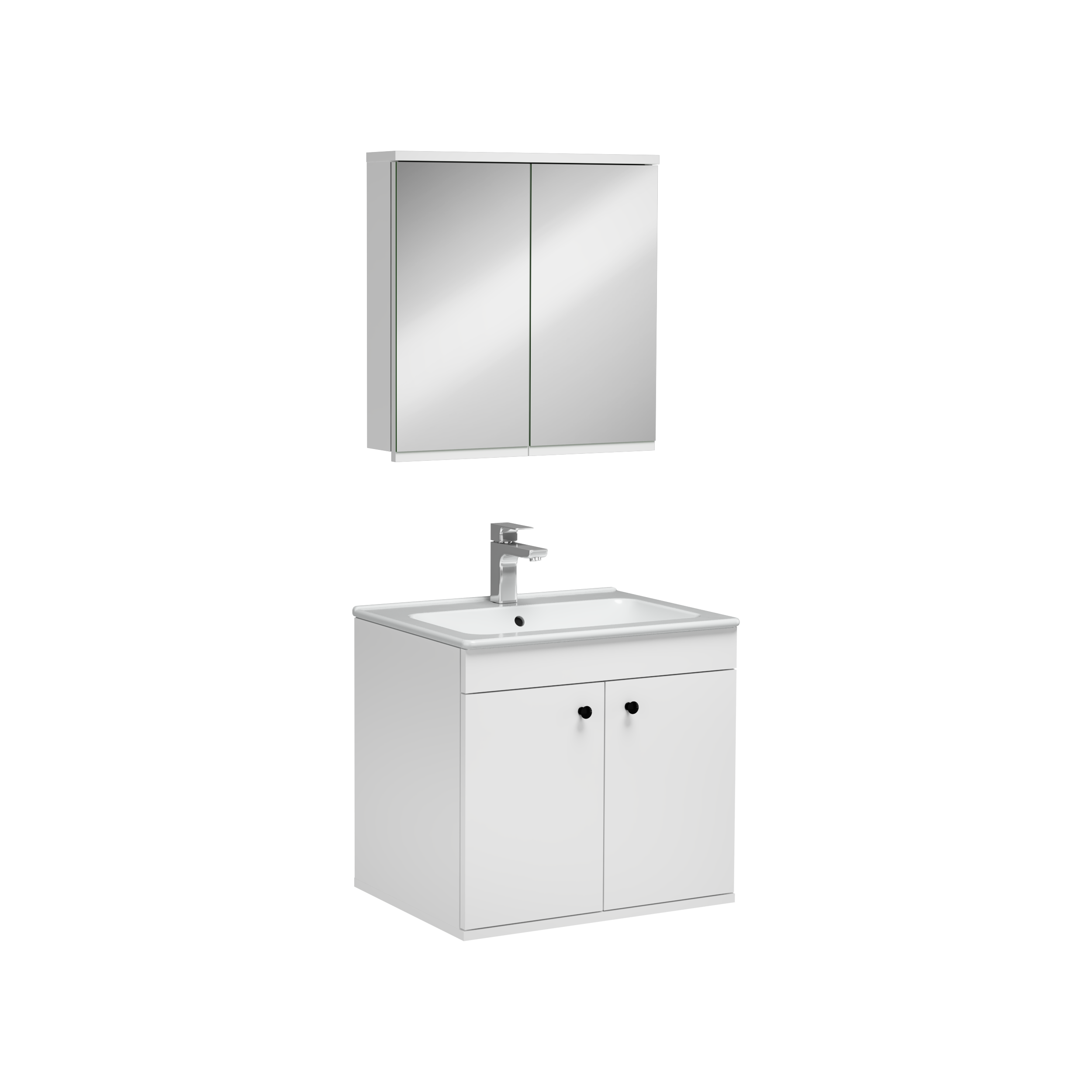 Bari Lavabo Dolabı Beyaz 60 cm 