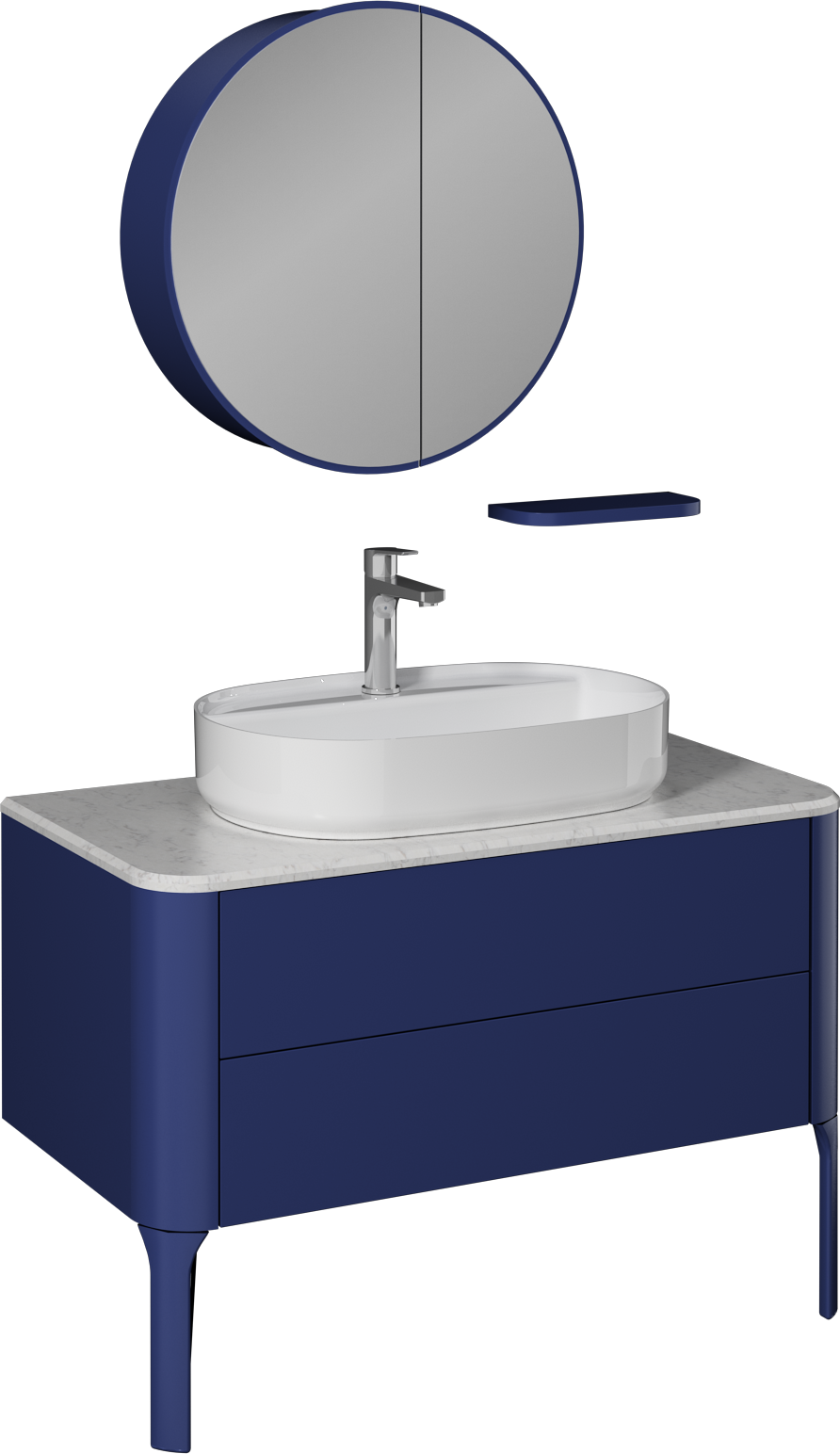 Sogno Lavabo Ünitesi Gece Mavisi 100 cm
