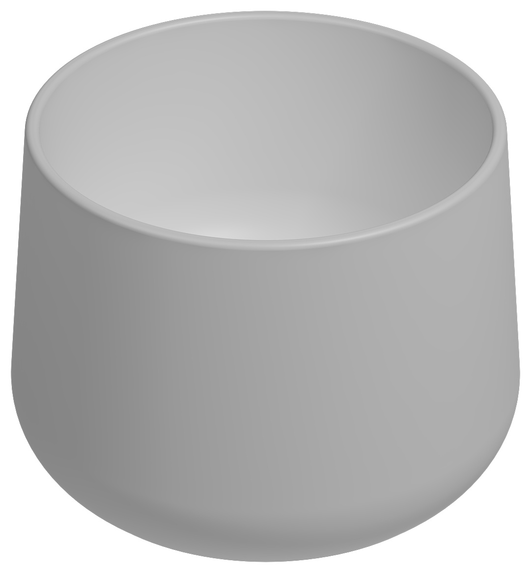 Allegro Tezgah Üstü Monoblok Lavabo 42 cm Mat Beyaz