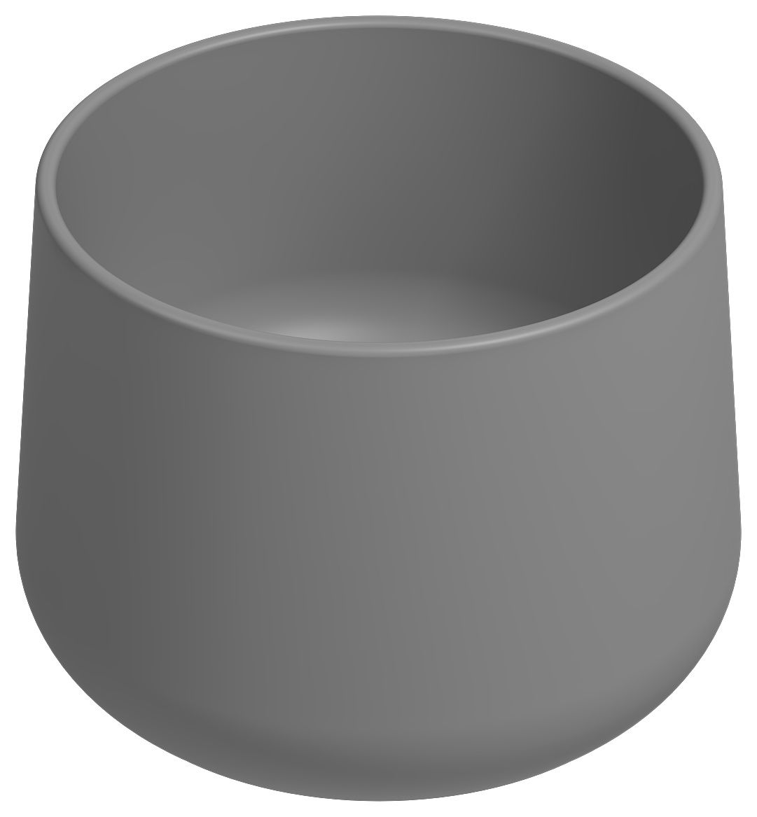 Allegro Tezgah Üstü Monoblok Lavabo 42 cm Taş Gri