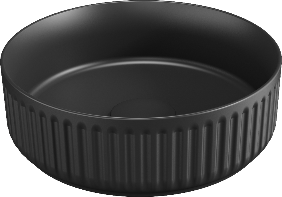 Ion Tezgah Üstü Lavabo 36 cm Siyah